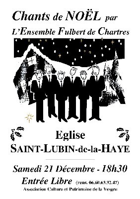 Concert le 21 décembre<br> à Saint-Lubin-de-la-Haie...